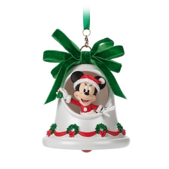 Disney Minnie Mouse Santa Sketchbook Ornament NWT - Picture 1 of 7
